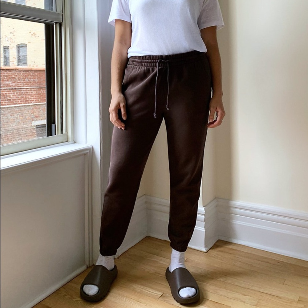 TNA Boyfriend Sweatpants - Gd Rich Mocha Brown